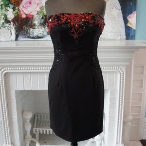 Sherri Hill NWT Black Cocktail Dress